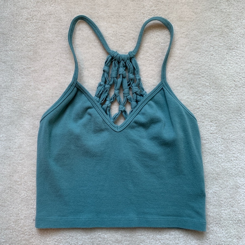 Truly Madly Deeply Crochet Crop Tank